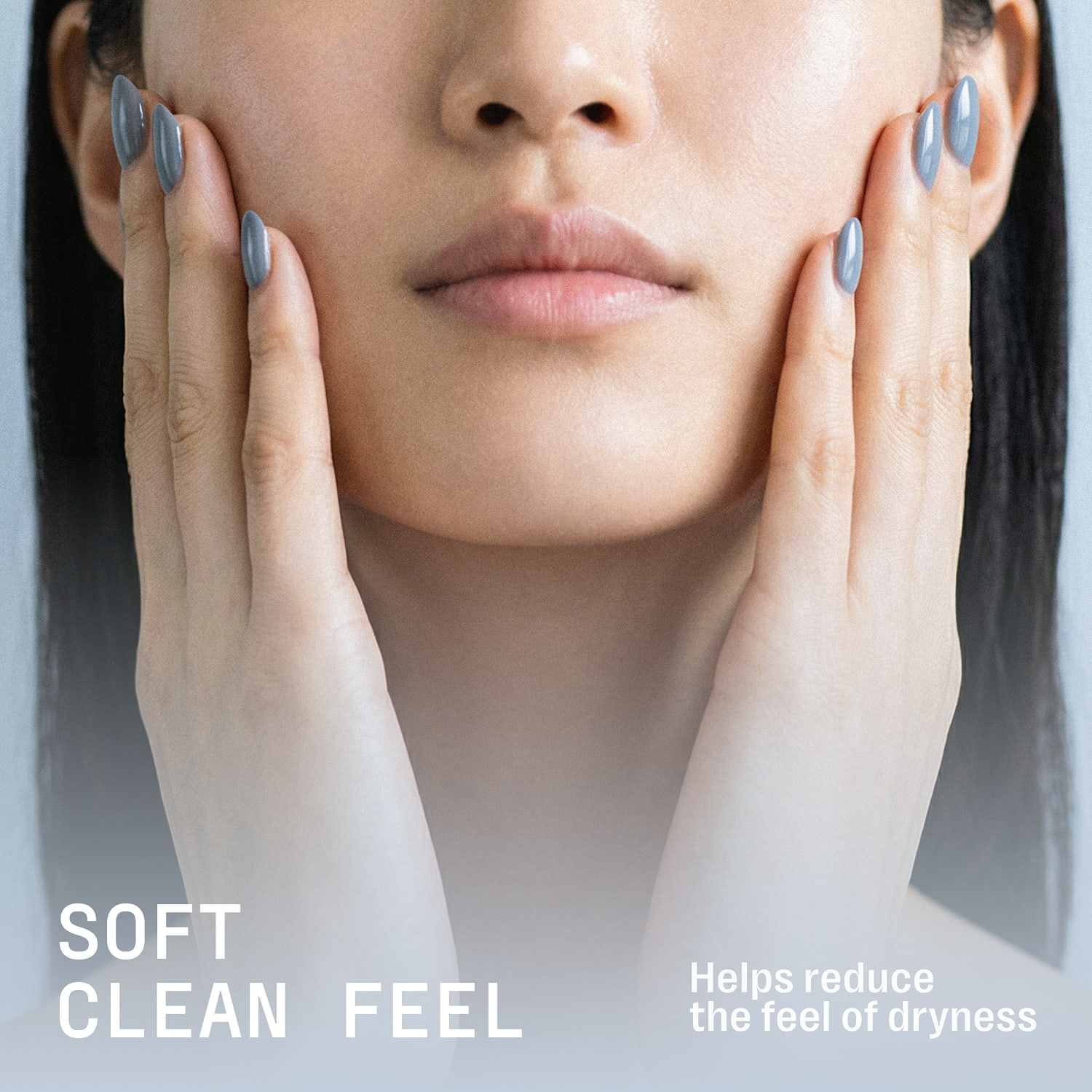 Amazon store design content and web product imagery showcasing a model's radiant skin for a Korean barrier repair line